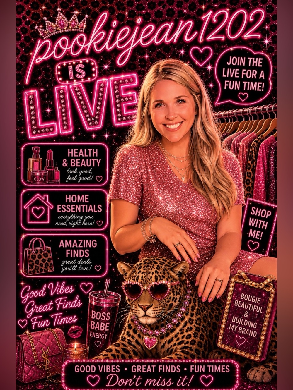 Live Show Notification- Like this listing to be Notified when I go live!